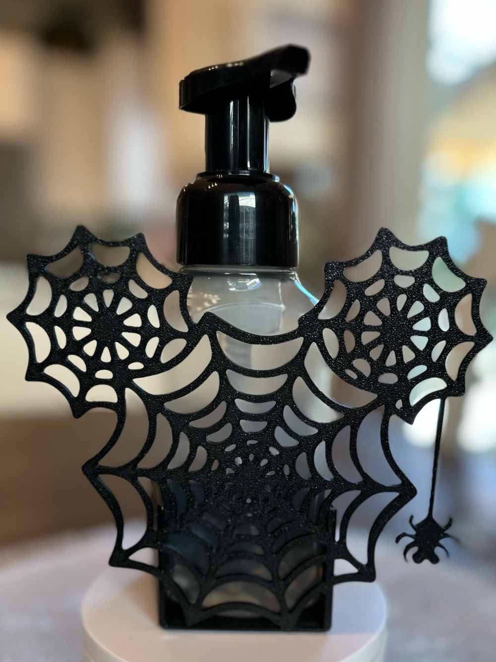 Disney Mickey Spider Web Foaming Soap Holder for Bath & Body Works Bottles